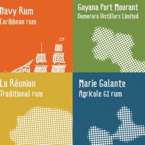 Pack Navy Rum + Guyana + La Réunion + Marie Galante