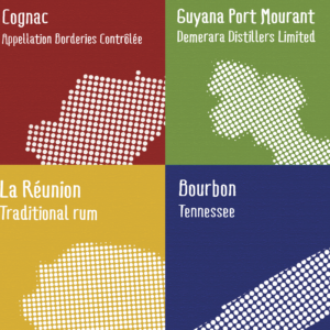 Samples Rhum + Cognac + Bourbon 3cl