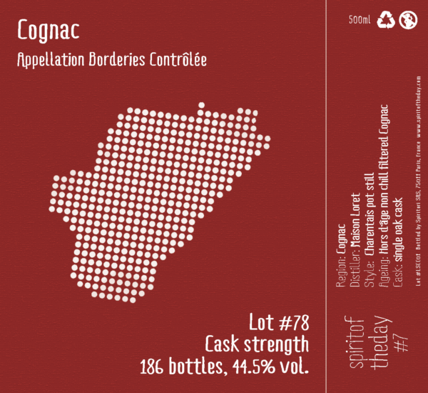 Cognac Borderies Lot #78 44,5%