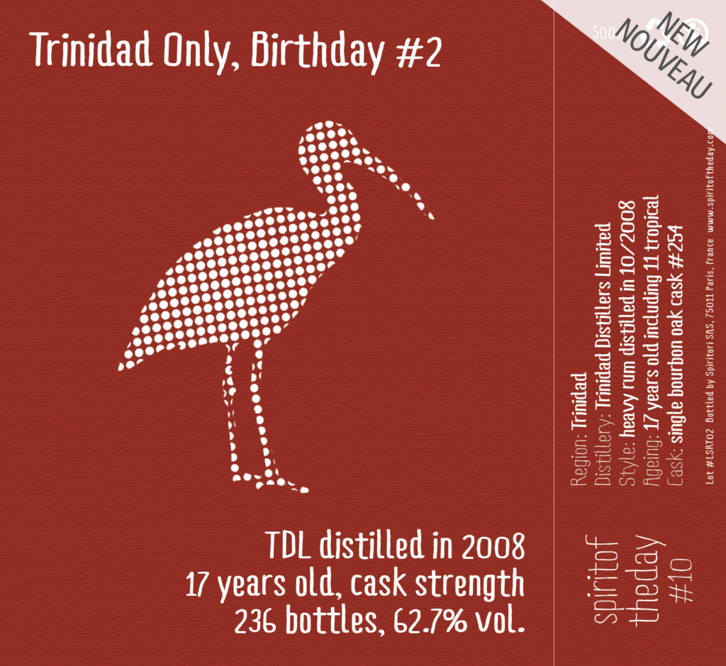 Rhum Trinidad TDL 2008 Heavy 17 ans 62,7%