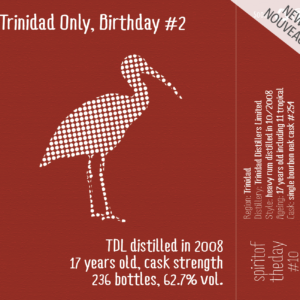 Rhum Trinidad TDL 2008 Heavy 17 ans 62,7%
